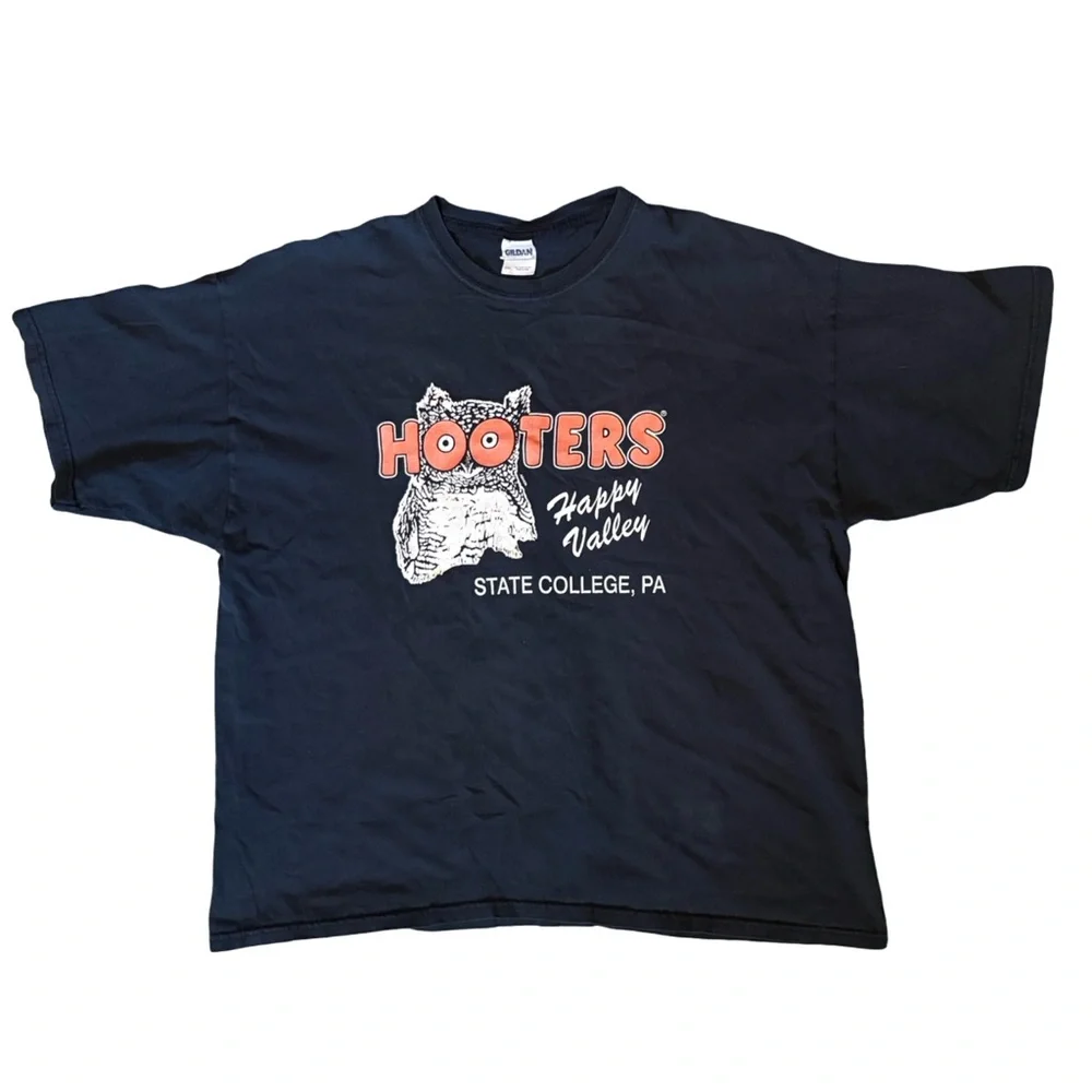 Vintage Hooters Happy Valley State College PA T-Shirt 2XL Oversized 🔥 - Picture 2 of 6